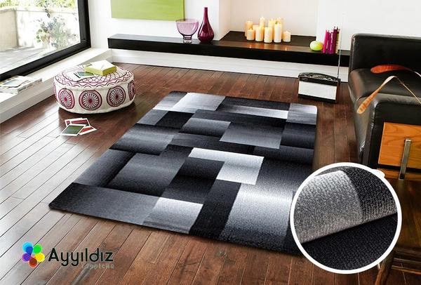 Ayyıldız Miami Halı 100% PP Heatset 12mm 2300gr | Siyah | 6560Black