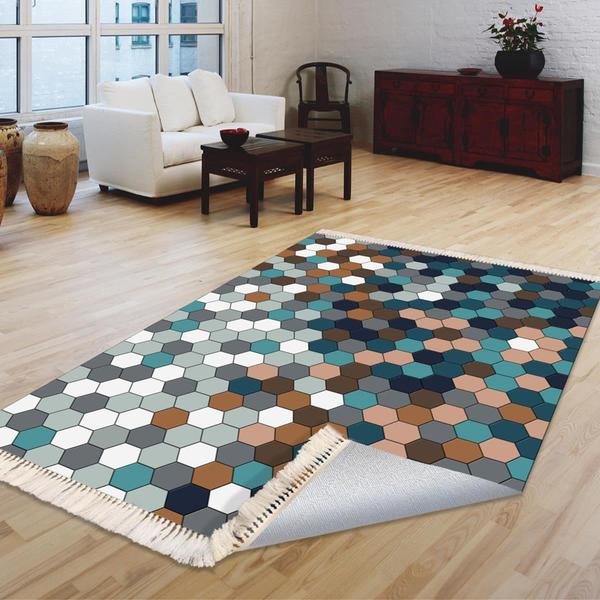 Milano Yıkanabilir Dekoratif Halı Kaymaz Taban | 8mm | MLN-HS193-1