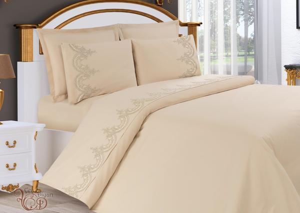 Fransız Güpürlü Karmella Nevresim Takımı