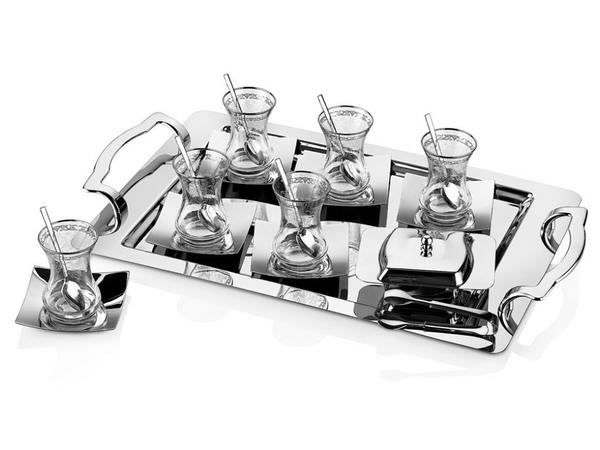 Taç Freya 40 Parça Çay Seti | 12 Kişilik | Paslanmaz Çelik | TAC-6000