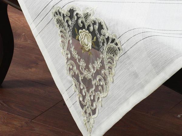 Mina Kare Şömen Tablası Ekru Altın