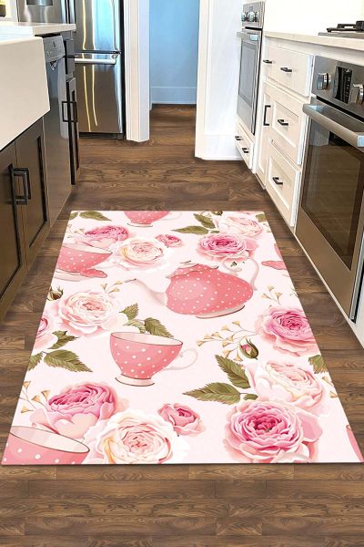 Birkilim Yıkanabilir Dekoratif Halı İpeksi Kaymaz Taban | MLN-IP-HM-573