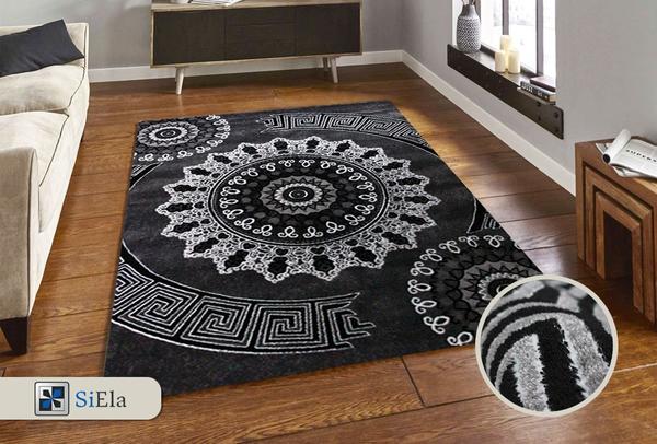 Siela Lurex Collection Tüy Dökmez Halı | Gri | S-1830-Grey