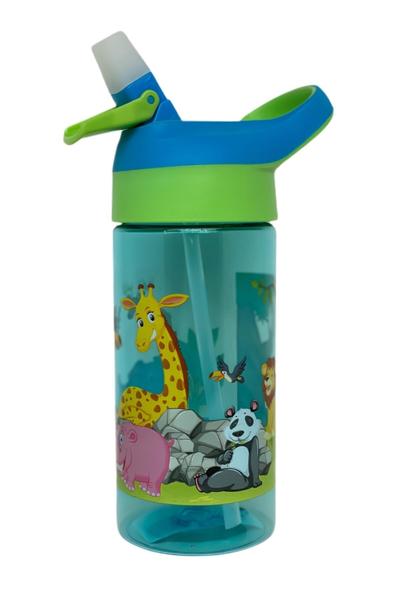 Bayev Yeşil Tritan Pipetli Okul Suluğu 500 ml