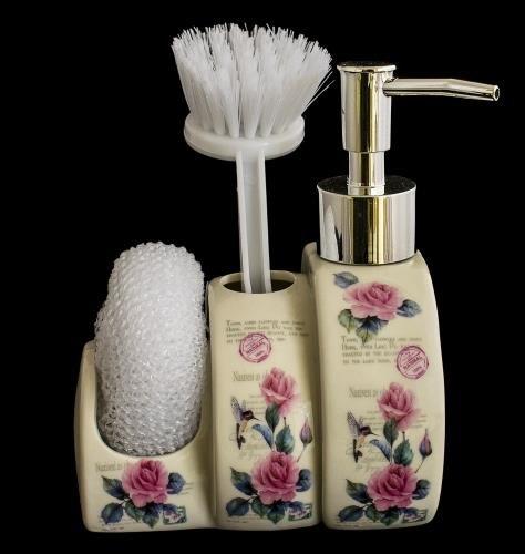 Dematex Lüks Porselen Sabunluk Seti 3 Adet