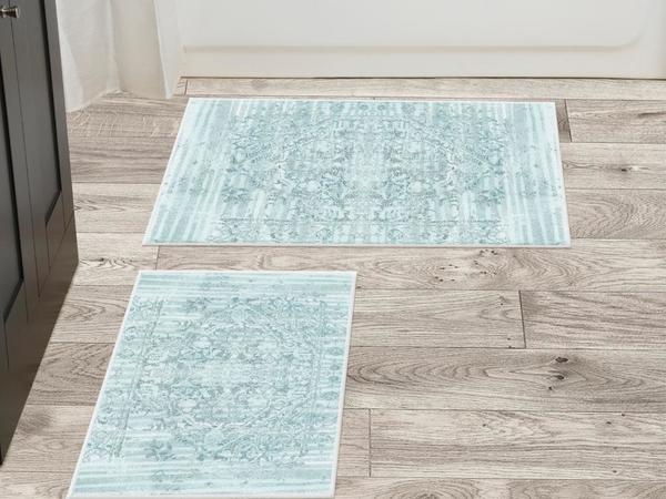 Kioks 2-teiliges Badematten-Set