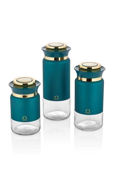 Neva Sweet Kavanoz Seti | 3'lü | Yeşil | N2631