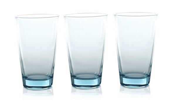 Paşabahçe İzmir 3 Parça Su Bardağı Seti | Mavi | 395ml | 42877-Blau