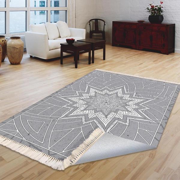 Milano Yıkanabilir Dekoratif Halı Kaymaz Taban | 8mm | MLN-HS204-1