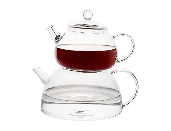 006-01-BOROSİLİKAT CAM ÇAYDANLIK TAKIMI 810ML 1350ML