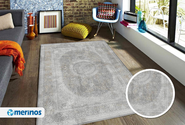 Merinos Karia Modern Halı | Gri | 31644-957