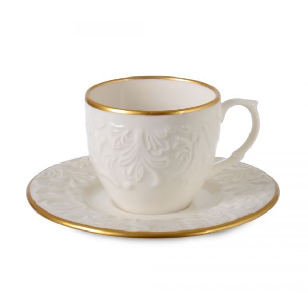 İpek | Gold Pera Kahve Fincan Takımı |