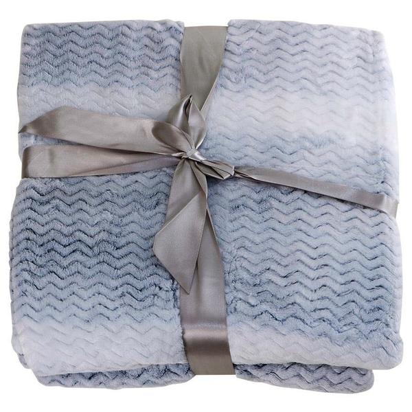 Bavary Yün Battaniye 130x170cm Mavi Çizgi Kişilik