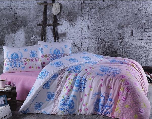 Ensemble de housse de couette simple Minteks Daily Ranforce-Yalda