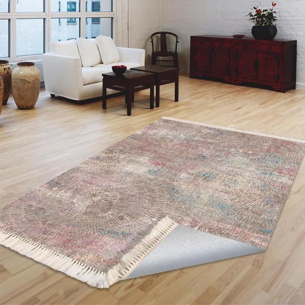 Milano Yıkanabilir Dekoratif Halı Kaymaz Taban | 8mm | MLN-DOT-HT136