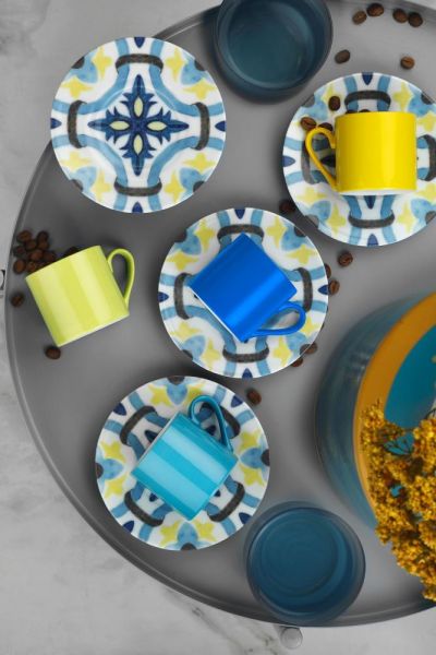 Kütahya Porselen Rüya 98302 Desen Kahve Fincan Takımı