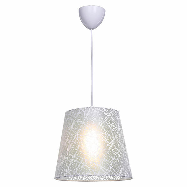 Pendentif Conique 26 'Net Blanc