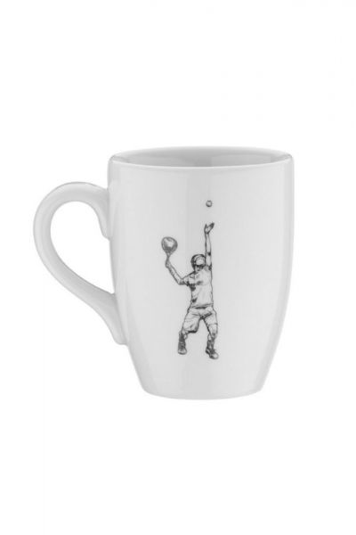 Kütahya Porselen Sporcu Mug Bardak Tenis