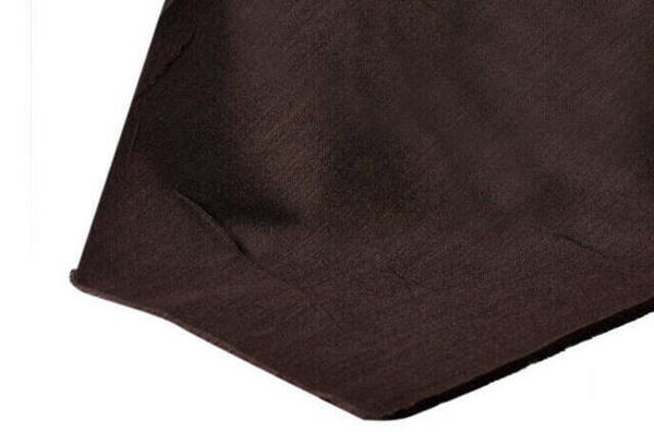 Pamuklu Pano Düz Desensiz Kahve Renkli Örtü