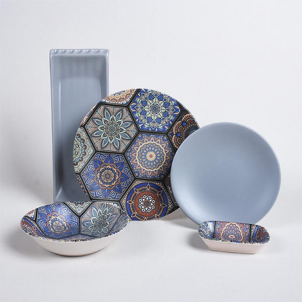 Service à dîner Mihribah 24 pièces pour 6 personnes 17669 | Keramika