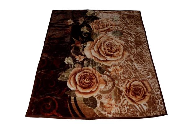 Almina Darkrose 200x240 cm Çift Kişilik Yün Battaniye