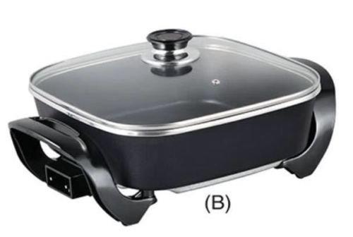 Dekonaz Elektrikli Pizza Tavası | 30x40x6cm 1500W | Kare | KRC-0012