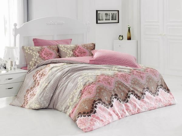 Cotton Box Ranforce Nevresim Takımı Lıda Bej Çift Kişilik | Cotton Box