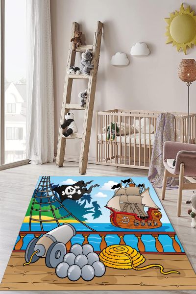 Birkilim Yıkanabilir Dekoratif Halı İpeksi Kaymaz Taban | MLN-IP-HP-762