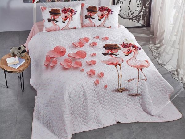 Couvre-lit double matelassé Dowery Amoro Blanc