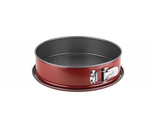 Tantitoni | Kırmızı Kelepçeli Yuvarlak Kek Kalıbı 26 cm
