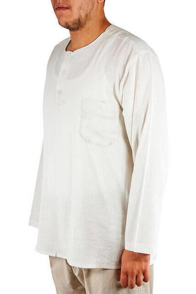 Hajj und Umrah Outfit - Double Team Cremefarbe