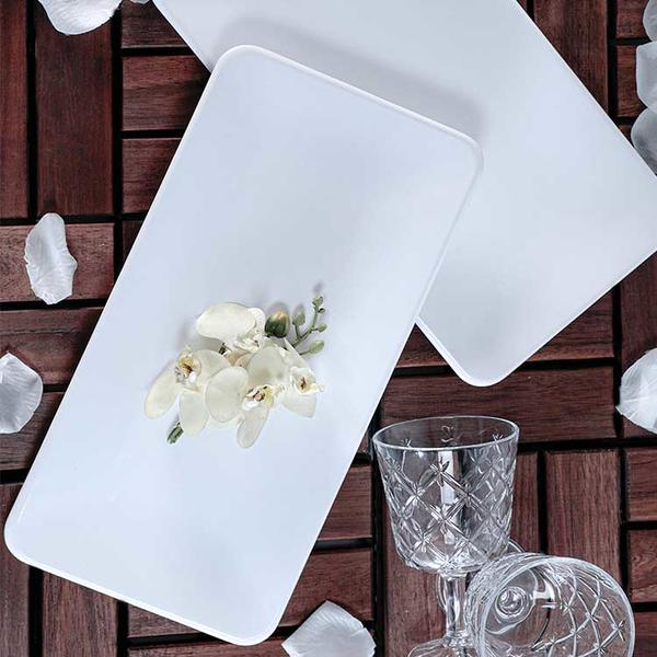 Assiette Kayak Siera Blanche 33 Cm 2 Pièces | Keramika