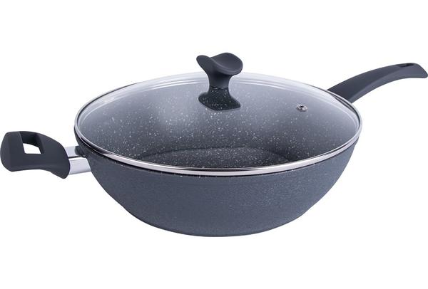 Dekonaz Mermer Kaplama Tava Kapaklı 28cm | Al-3970