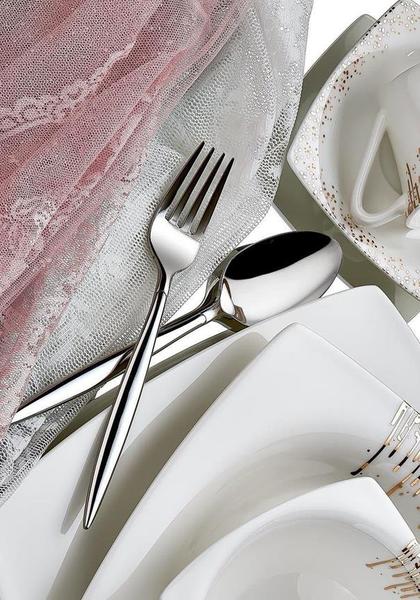 Neva Premium Nora Besteck Set 90 Teilig Hochwertig