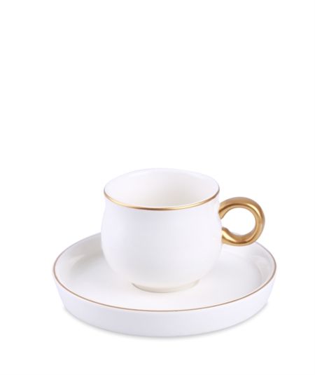 Porselen 6 Li Kahve Fincan Takimi