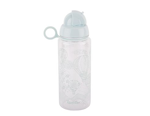 Tantitoni | Mavi Pipetli Tritan Su Şişesi 500 ml