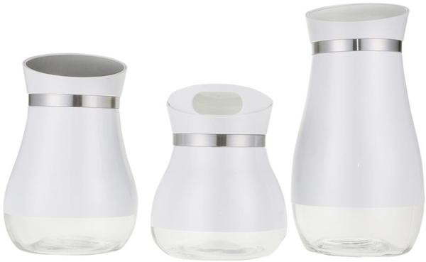 Ferveo Saklama Kavanozu Seti 3 Parça Beyaz