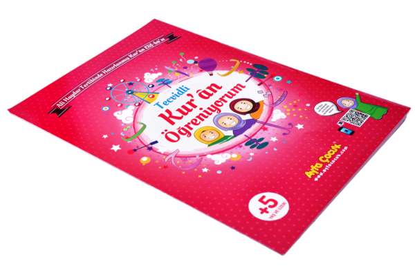 Orta Boy Renkli Çocuk Elif-Ba'sı Pembe-1657