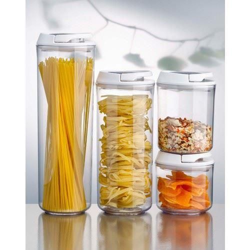 Gondol Klikon Yuvarlak Erzak Kabı Silikon Contalı 07 Lt