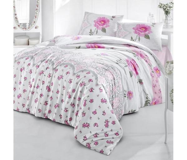 Altınbaşak Ranforce Nevresim Takımı Ahu Çift Kişilik