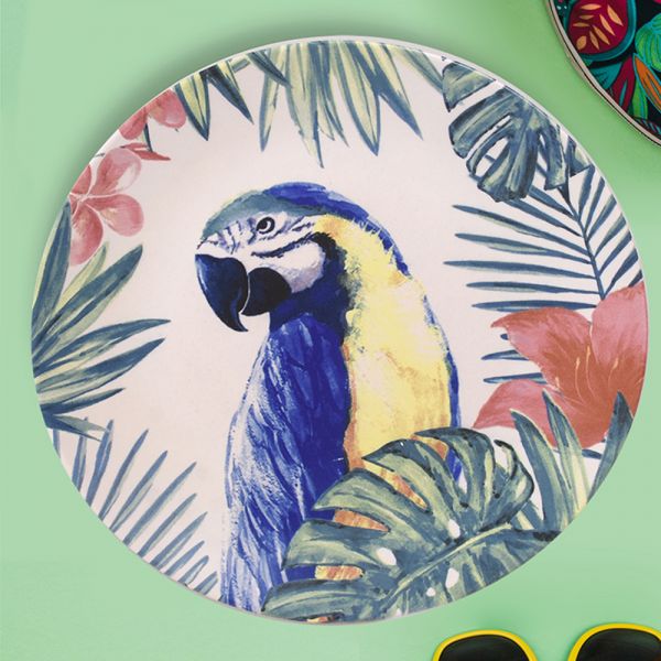Papağan Servis Tabağı 26 Cm - 17696 | Keramika