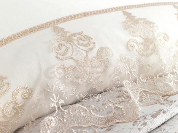 Dowery Zerda 7 Piece Bridal Set Cream Cappucino