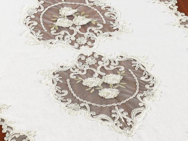 Bella Oval Runner Ecru Doré