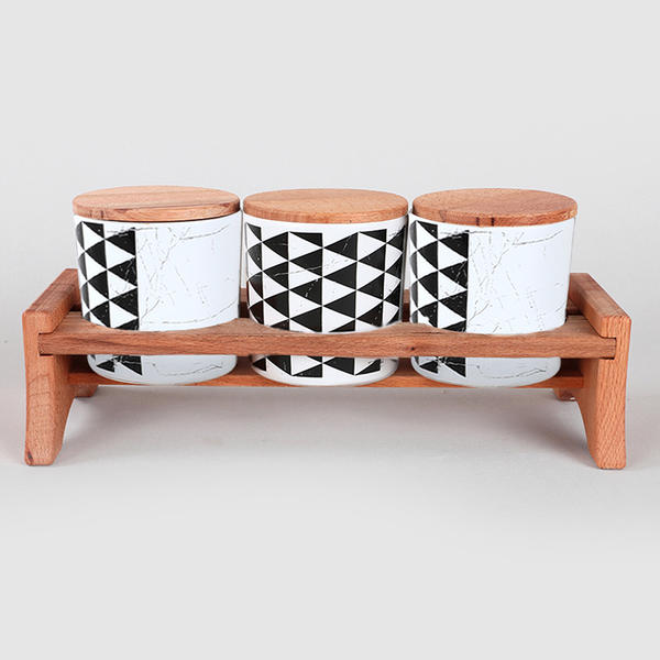 Boîte de rangement Trigon 10 cm 7 pièces | Keramika