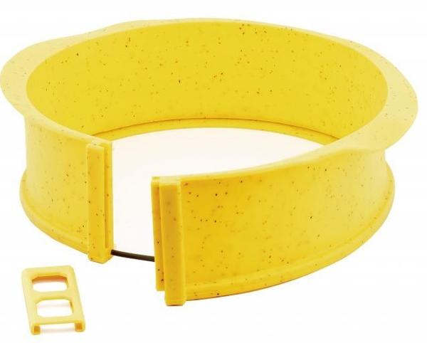 Taç Minori Kilitli Silikon Yuvarlak Kek Kalıbı | Sarı | TAC-6529