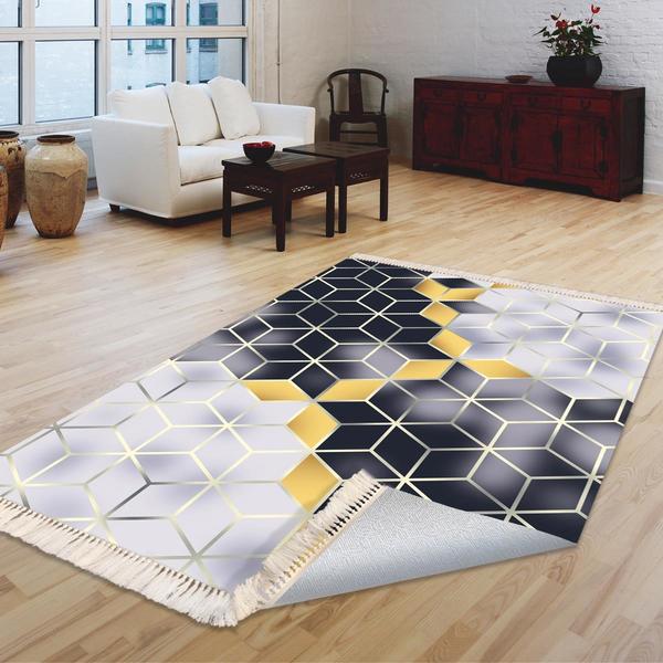 Milano Yıkanabilir Dekoratif Halı Kaymaz Taban | 8mm | MLN-HY-1073