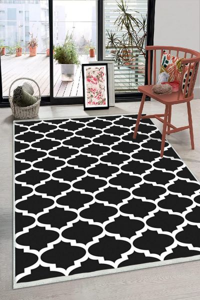 Birkilim Yıkanabilir Dekoratif Halı İpeksi Kaymaz Taban | MLN-IP-HS-178