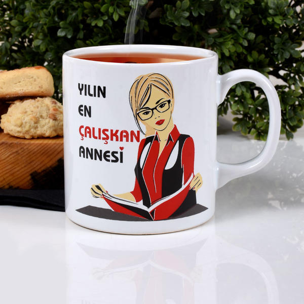 Çalışkan Anne Kupa 10 Cm 2 Adet | K+