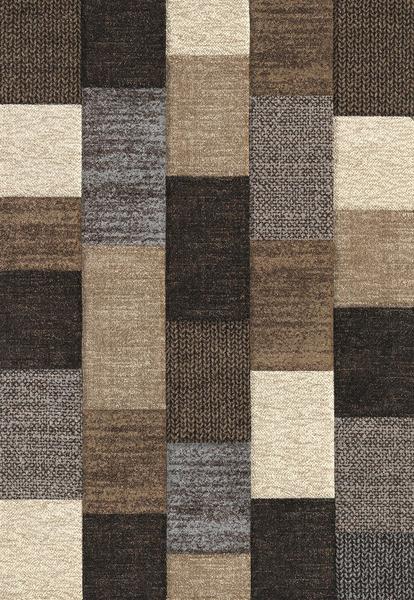 Merinos Belis Essence Kare Desenli Halı | Kahverengi | 21830-80-Brown