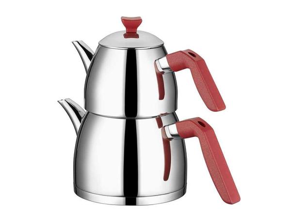 Taç İnci Mini Çaydanlık 1.5 Litre | Pembe | TAC-1091